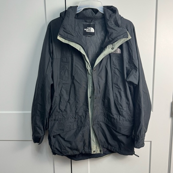 The North Face Mens Jacket Coat Size XL Black with Green accent Winter Outerwear - Picture 1 of 10